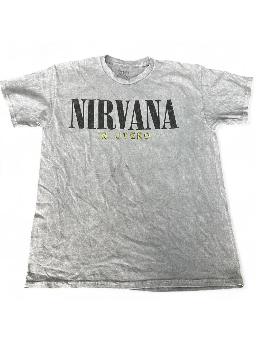 Nirvana In Utero Angel Back Print T-Shirt - Size L